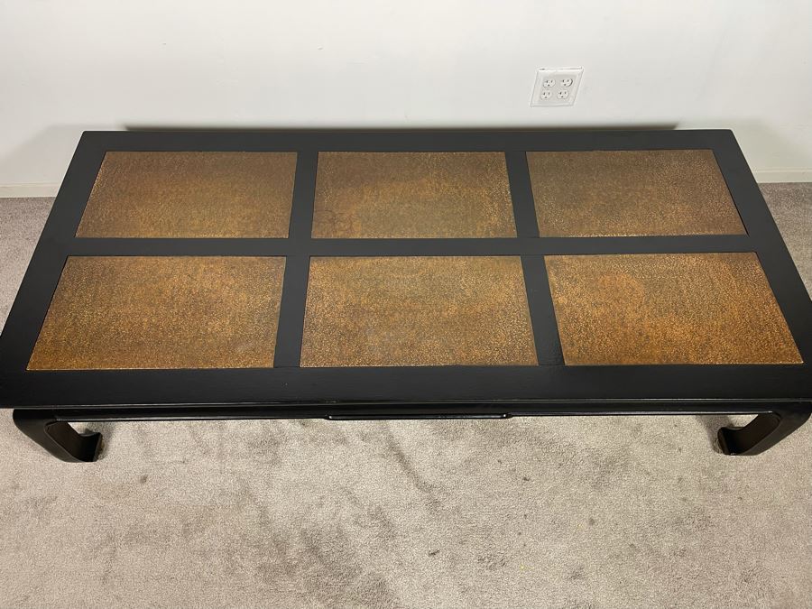 Asian Influenced Coffee Table 66W X 30D X 15.5H [Photo 4]