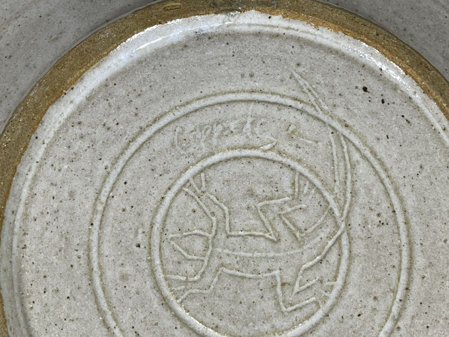 Collection Of Six Signed Studio Pottery Plates 10W - 12W [Photo 13]