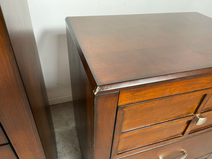 Contemporary New Classic Home Furnishings Dresser 36W X 50H With Matching Nightstands 25W X 26H [Photo 9]