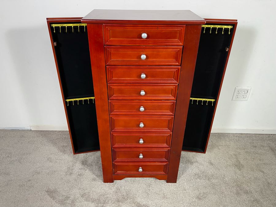 Standing Jewelry Cabinet Box 20W X 12D X 40H [Photo 4]