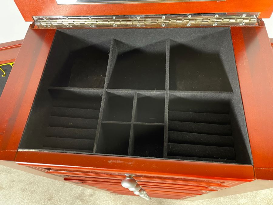 Standing Jewelry Cabinet Box 20W X 12D X 40H [Photo 6]