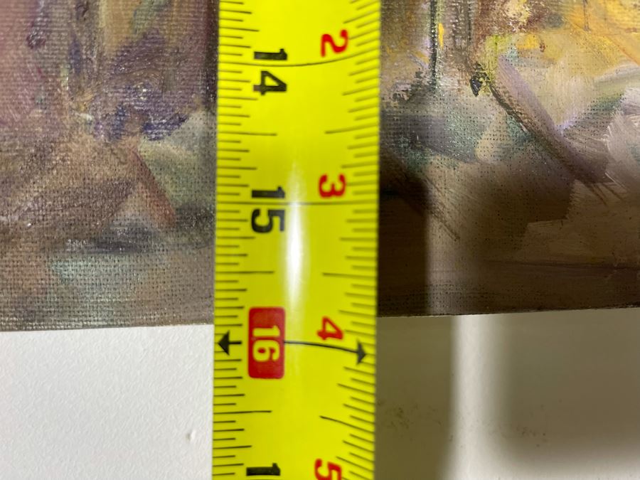 Original Joan Lohrey Seascape Painting On Canvas 20 X 16 [Photo 7]