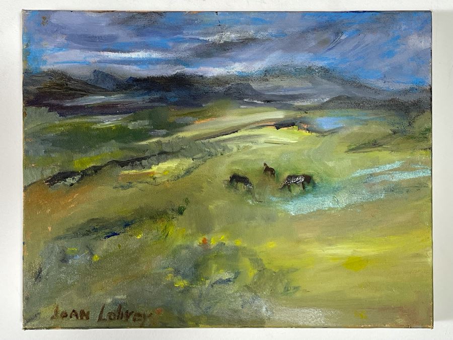 Original Joan Lohrey Painting On Canvas 14 X 11 [Photo 1]