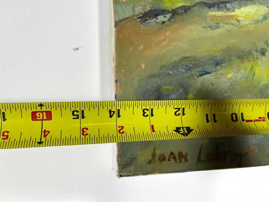 Original Joan Lohrey Painting On Canvas 14 X 11 [Photo 6]
