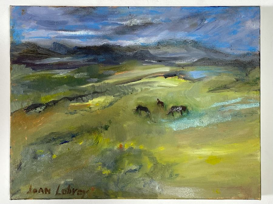 Original Joan Lohrey Painting On Canvas 14 X 11 [Photo 2]