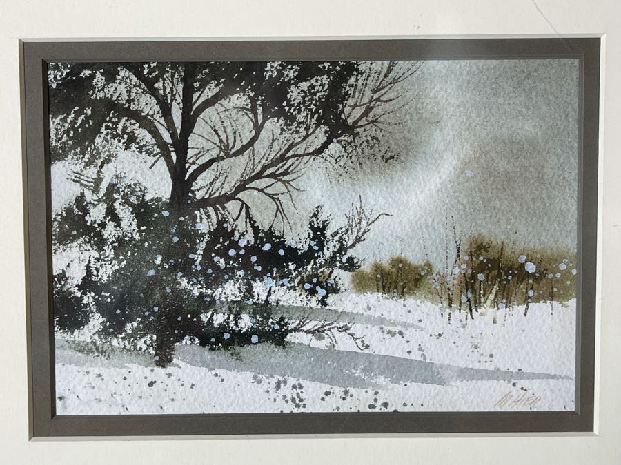 Nicely Framed Collection Of Various Nature Artwork Including Two Original Watercolor Paintings 16W X 24H [Photo 5]