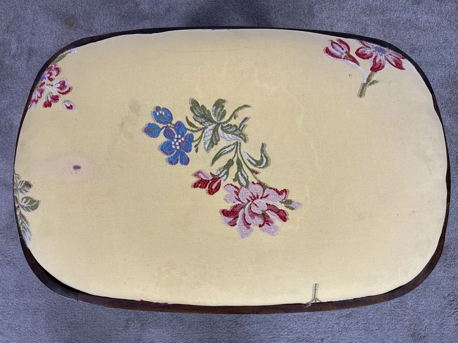 Vintage Wooden Stool 24W X 16D X 18H [Photo 3]