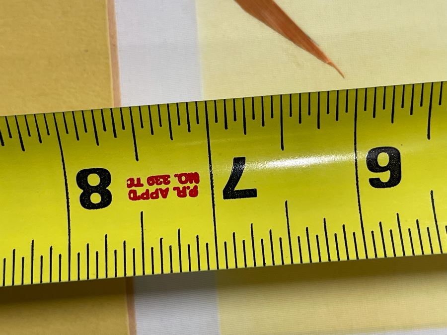 Original Signed Bamboo Collage Framed Artwork 7 X 17 [Photo 5]