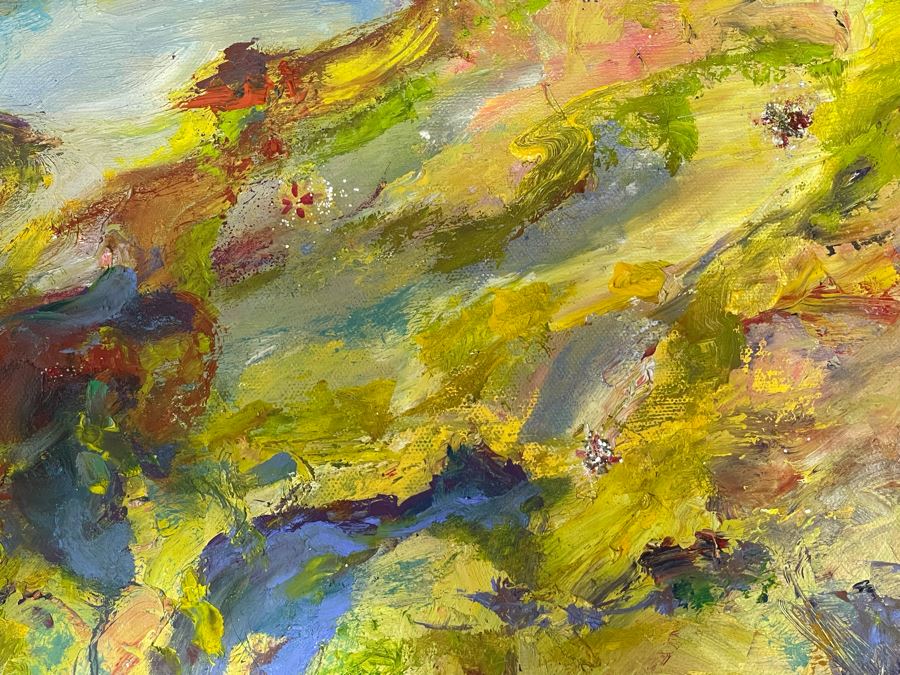 Original Joan Lohrey Abstract Painting 28 X 22 [Photo 5]