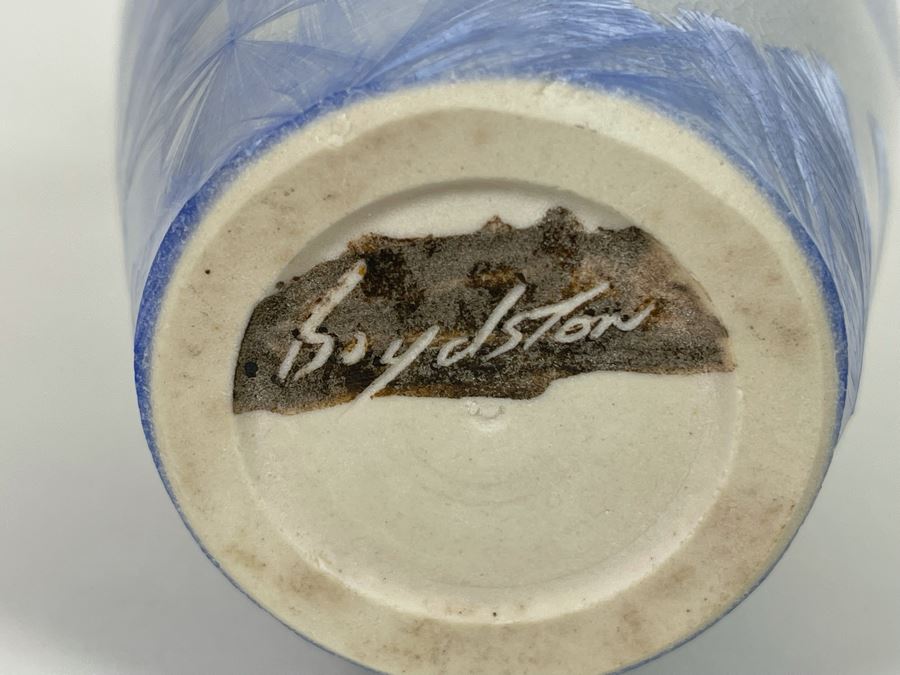 Jack Boydston Crystalline Studio Pottery Vase 6.5H [Photo 7]