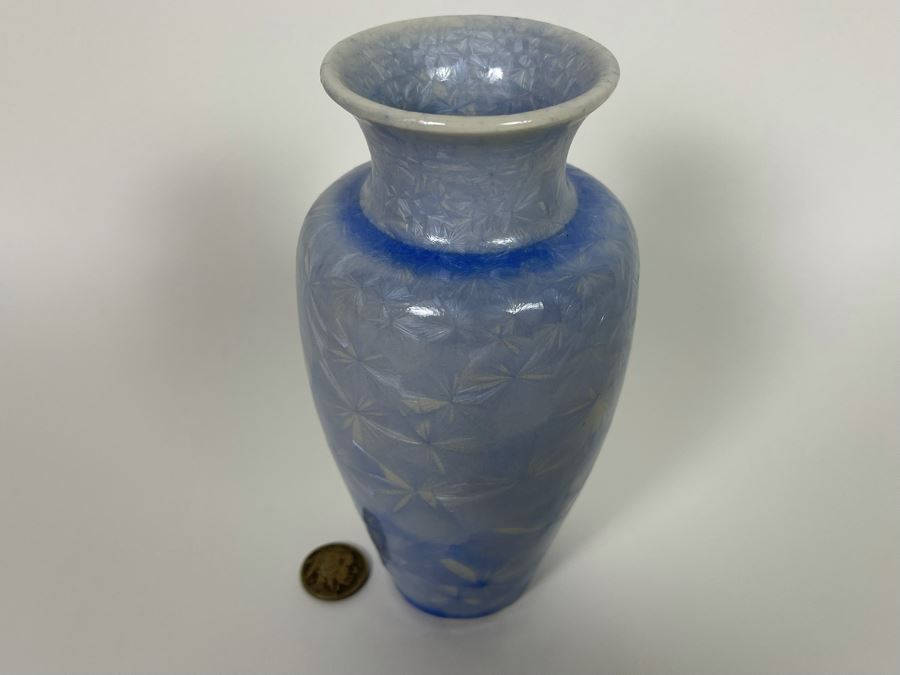 Jack Boydston Crystalline Studio Pottery Vase 6.5H [Photo 3]