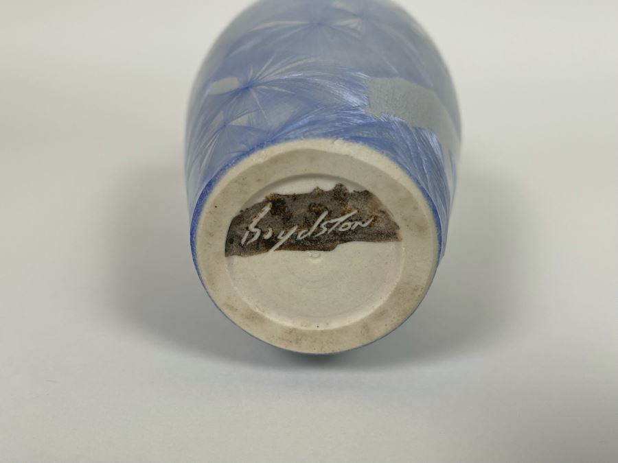 Jack Boydston Crystalline Studio Pottery Vase 6.5H [Photo 6]