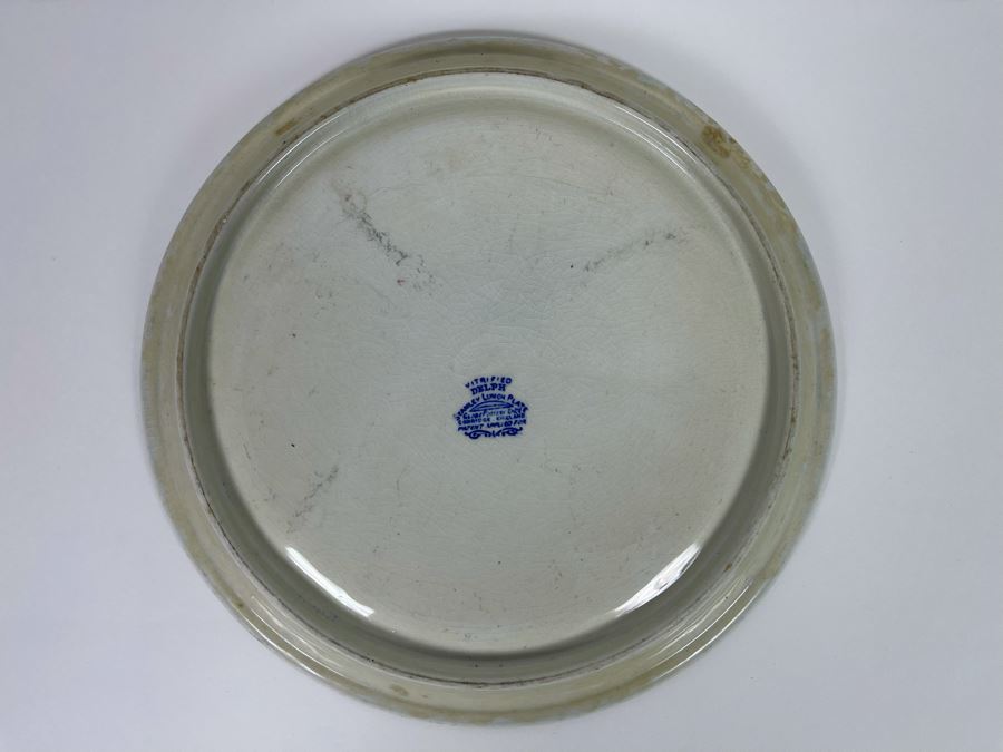 Vitrified Delph Stanley Lunch Plate England 10.5W [Photo 3]