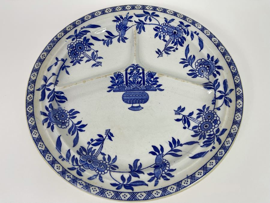 Vitrified Delph Stanley Lunch Plate England 10.5W [Photo 2]