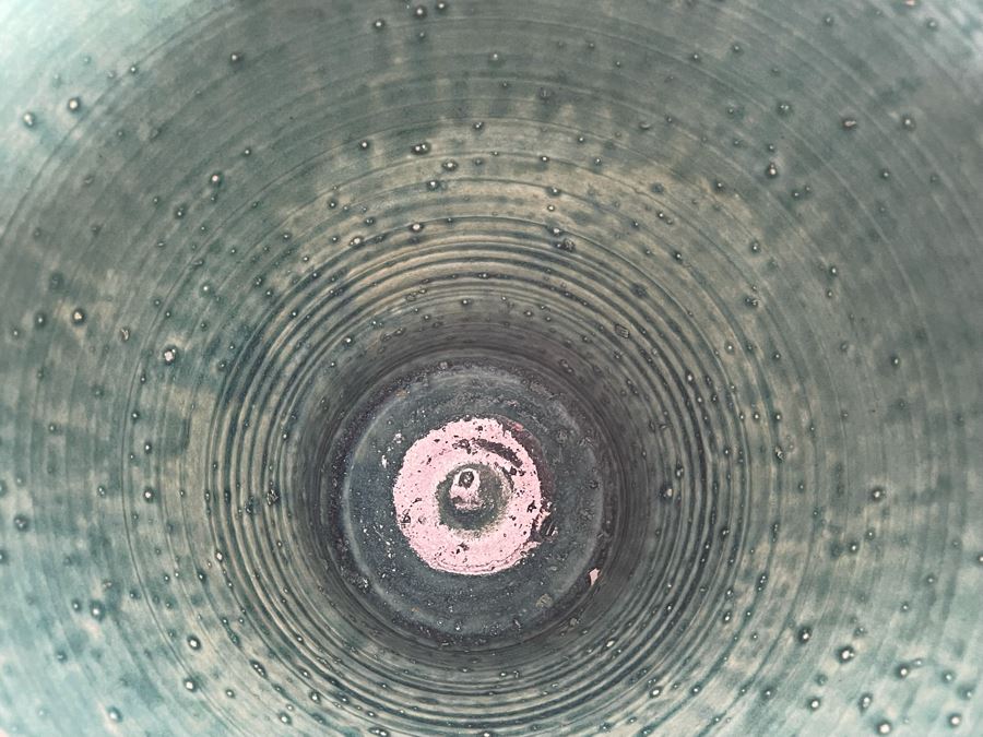 Large Mike Brennan Asian Inspired Studio Pottery Vase Urn With Lid And Stand From 1997 Sawdust Art Festival In Laguna Beach 10W X 13H Retailed $300 [Photo 11]