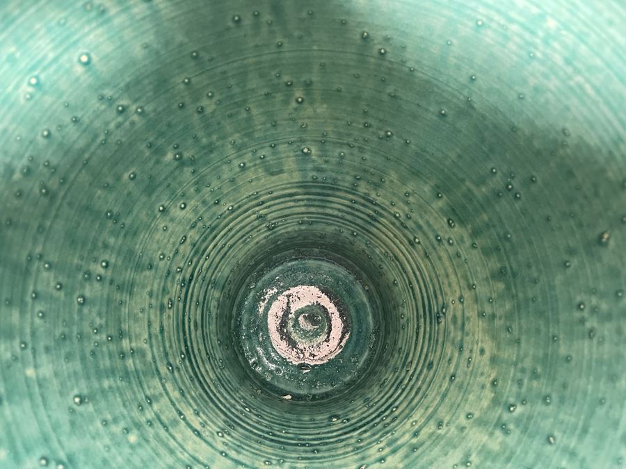 Large Mike Brennan Asian Inspired Studio Pottery Vase Urn With Lid And Stand From 1997 Sawdust Art Festival In Laguna Beach 10W X 13H Retailed $300 [Photo 8]