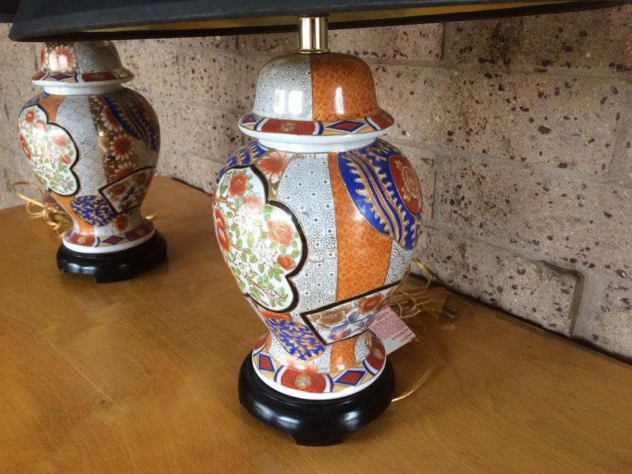 Pair of Asian Lamps [Photo 6]
