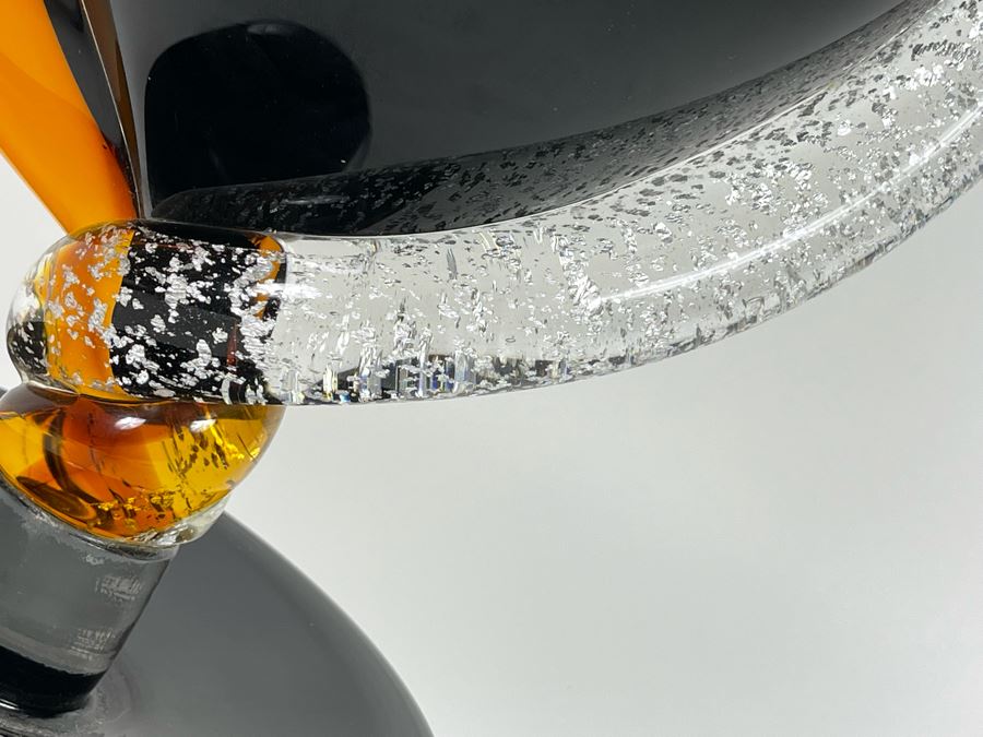 Large Signed Murano Glass Sculpture - See Second Photo For Slight Nick Near Top - 10W X 19H [Photo 7]