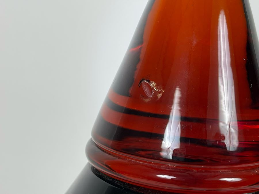 Large Signed Murano Glass Sculpture - See Second Photo For Slight Nick Near Top - 10W X 19H [Photo 2]