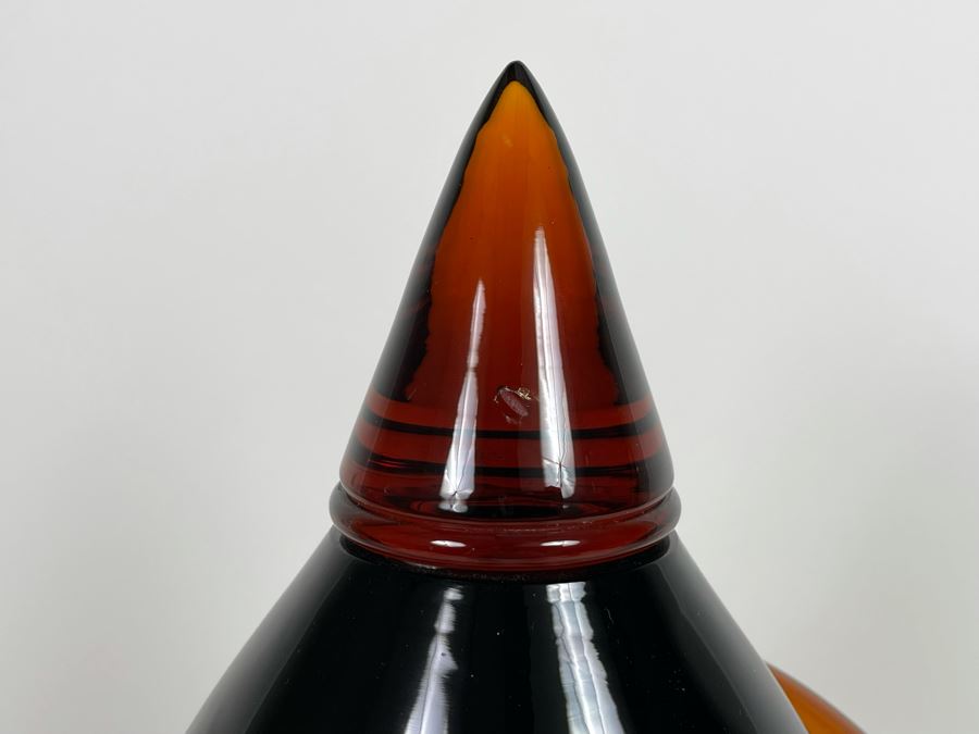 Large Signed Murano Glass Sculpture - See Second Photo For Slight Nick Near Top - 10W X 19H [Photo 11]