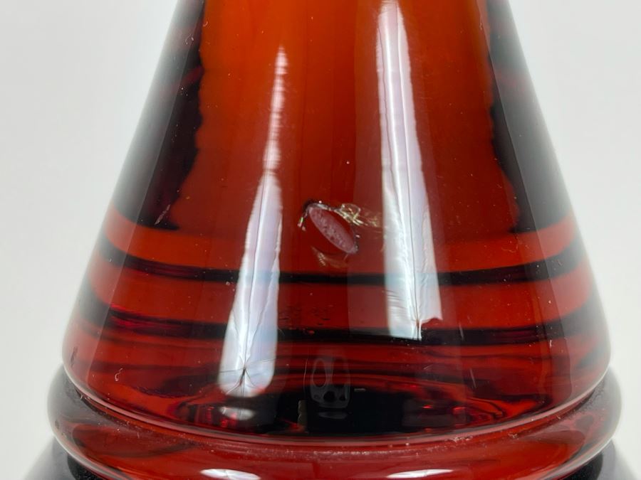 Large Signed Murano Glass Sculpture - See Second Photo For Slight Nick Near Top - 10W X 19H [Photo 12]