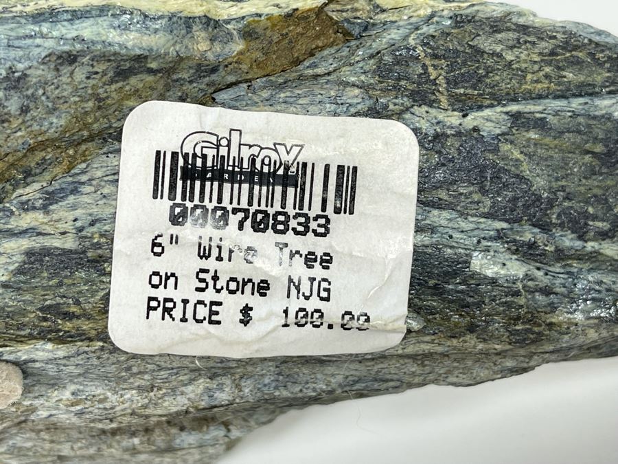 Signed Wire Tree Sculpture On Stone Base 6H Retails $100 [Photo 7]