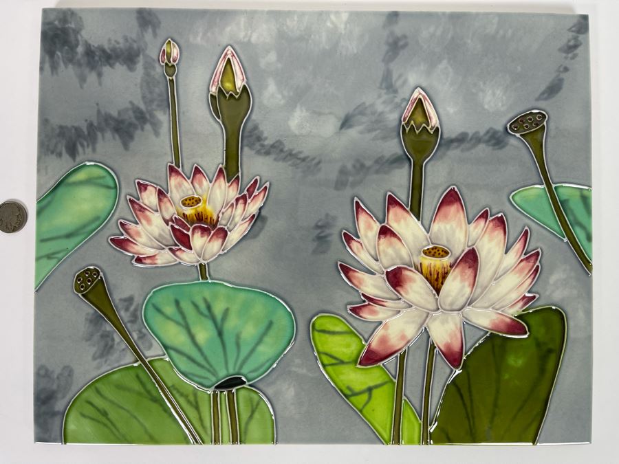 Large Decorative Wall Tile Plaque 14 X 11 [Photo 2]