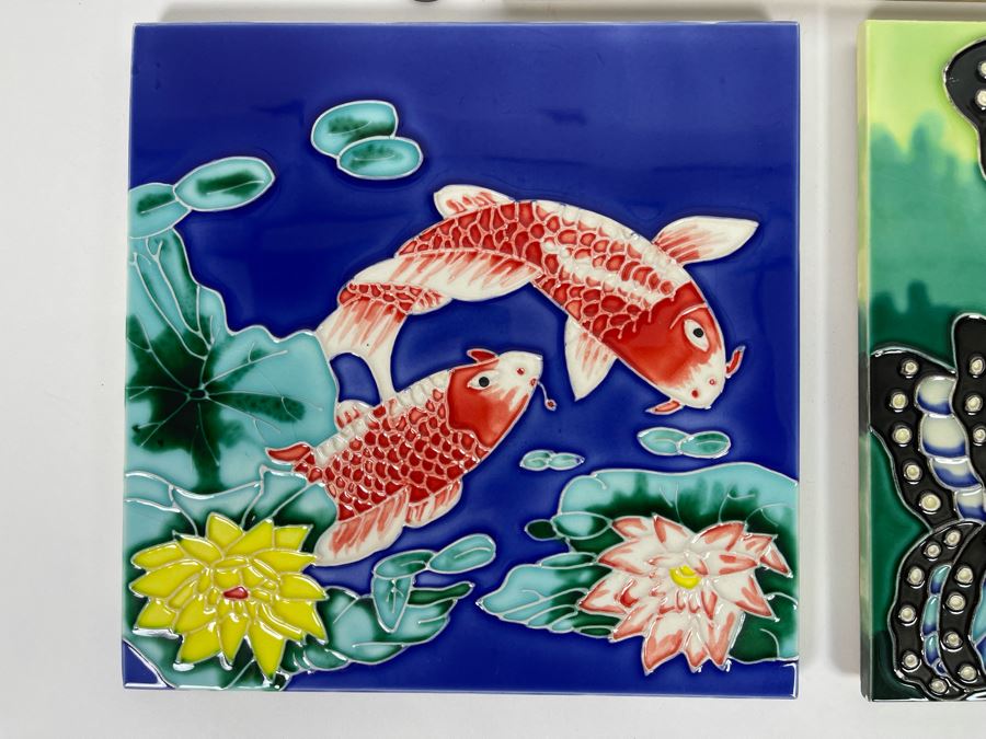 Collection Of Three Decorative Tiles 8 X 8 [Photo 3]