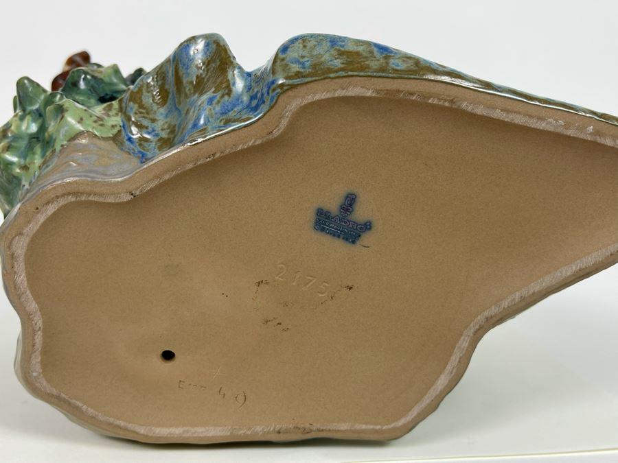 Large Lladro Figurine Andean Country Girl Gres Finish Retired #2175 10W X 10.5H [Photo 12]