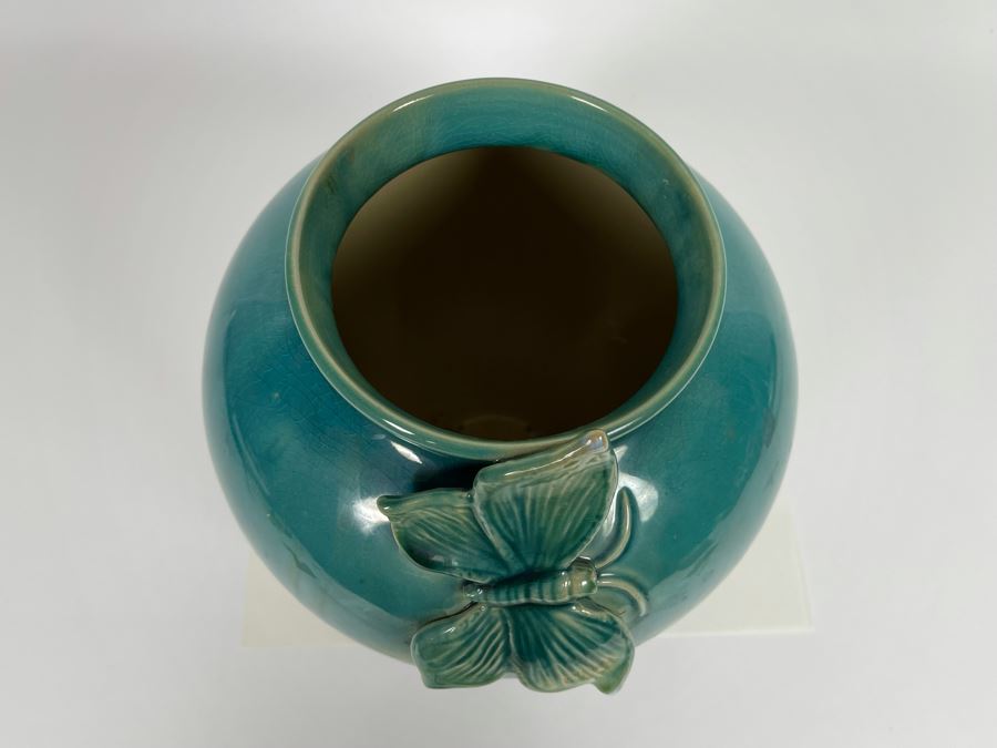 Vase With Butterfly 8.5W X 10H [Photo 5]