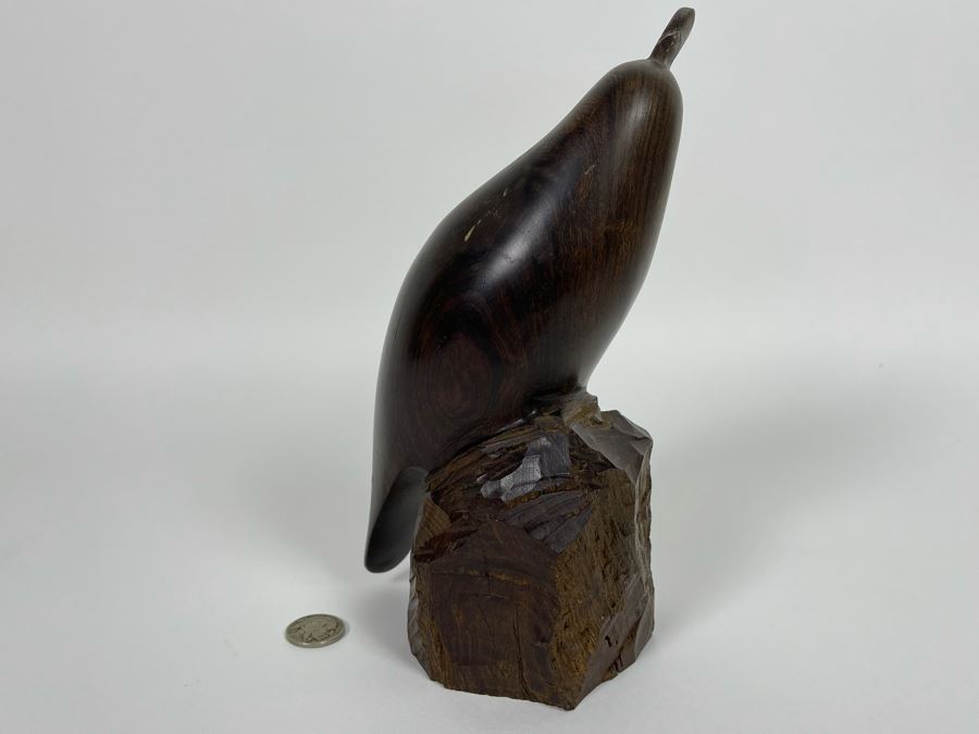 Carved Ironwood Quail Bird Sculpture 8.5H [Photo 6]