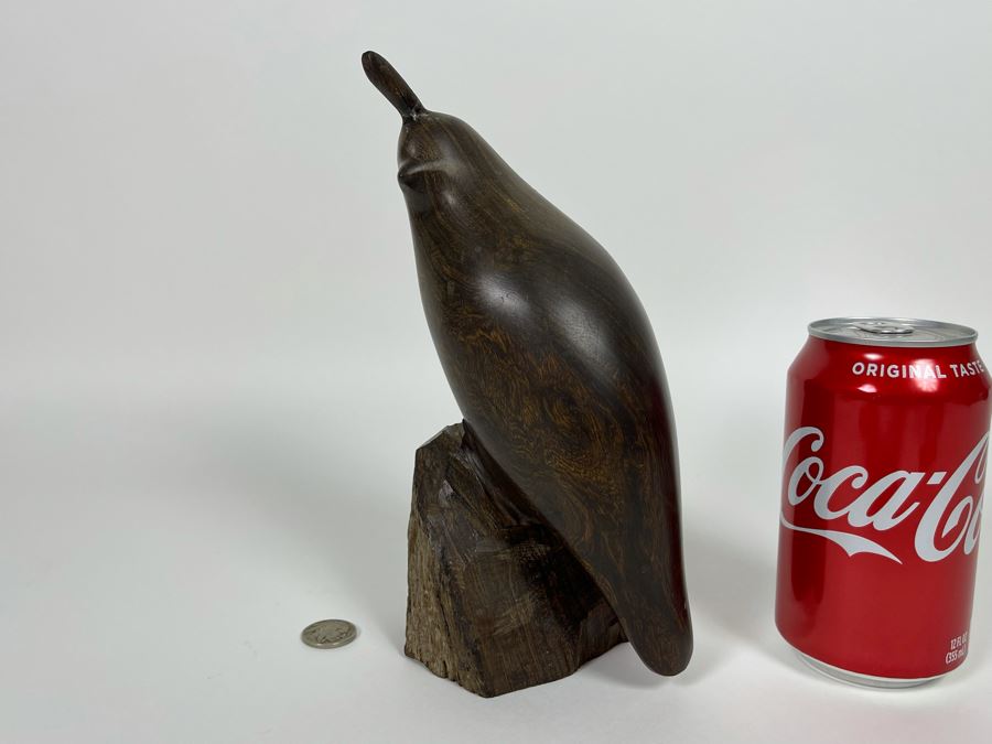 Carved Ironwood Quail Bird Sculpture 8.5H [Photo 4]