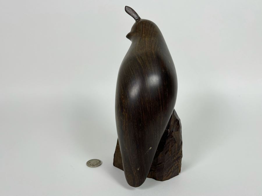 Carved Ironwood Quail Bird Sculpture 8.5H [Photo 5]