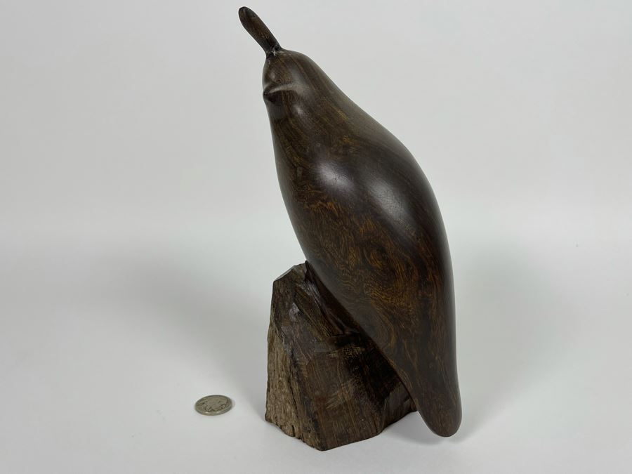 Carved Ironwood Quail Bird Sculpture 8.5H [Photo 3]