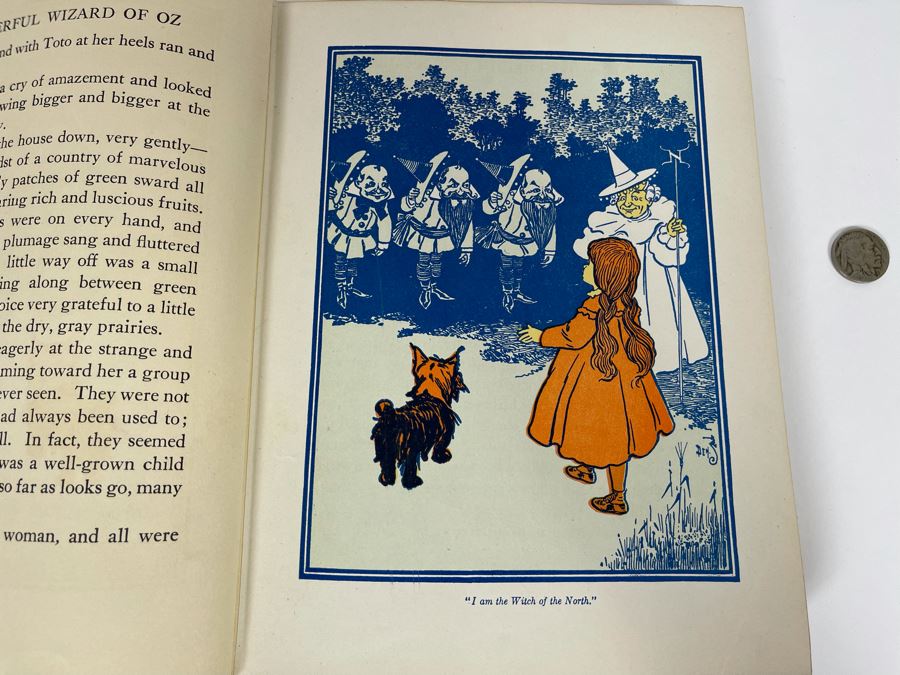 Antique 1903 Hardcover Book The Wizard Of Oz By L. Frank Baum Color Plates By W. W. Denslow [Photo 13]