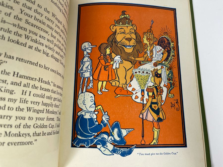 Antique 1903 Hardcover Book The Wizard Of Oz By L. Frank Baum Color Plates By W. W. Denslow [Photo 15]