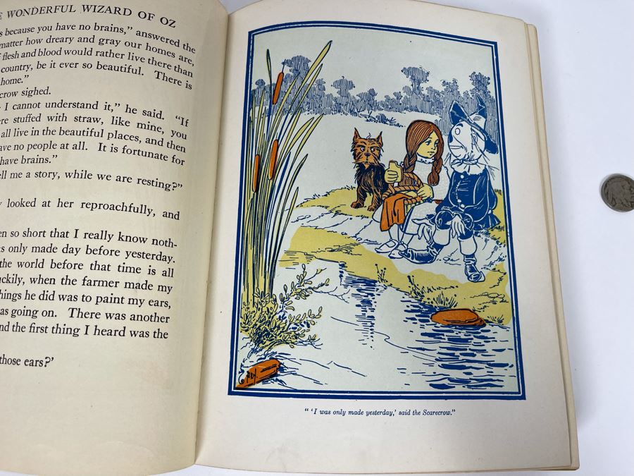 Antique 1903 Hardcover Book The Wizard Of Oz By L. Frank Baum Color Plates By W. W. Denslow [Photo 12]