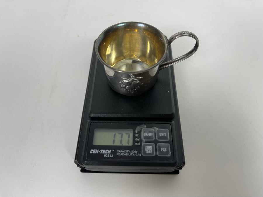Vintage Sterling Silver Baby Cup 17.7g [Photo 7]