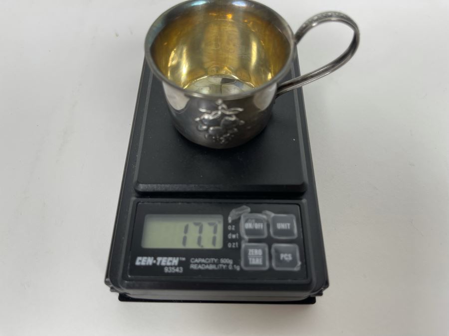 Vintage Sterling Silver Baby Cup 17.7g [Photo 6]
