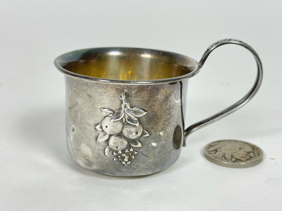 Vintage Sterling Silver Baby Cup 17.7g