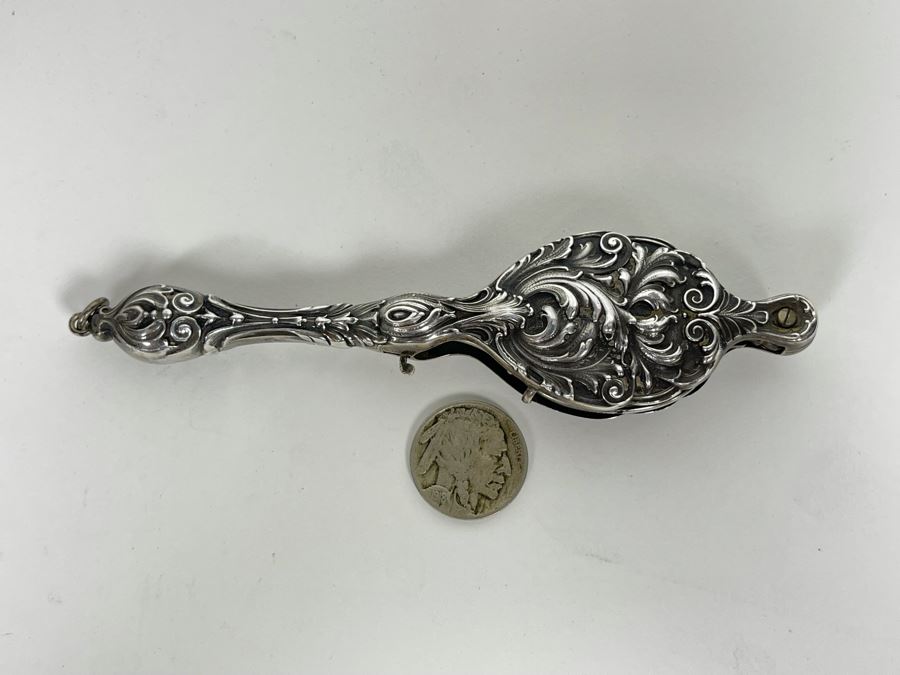 Vintage Sterling Silver Opera Glasses In Excellent Working Condition [Photo 5]