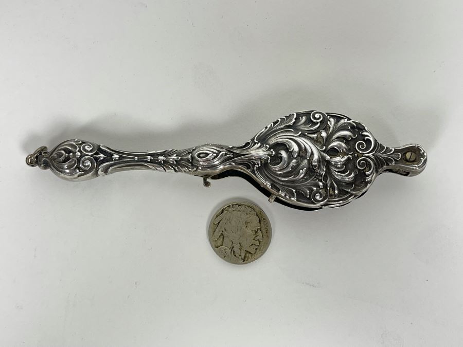 Vintage Sterling Silver Opera Glasses In Excellent Working Condition [Photo 2]