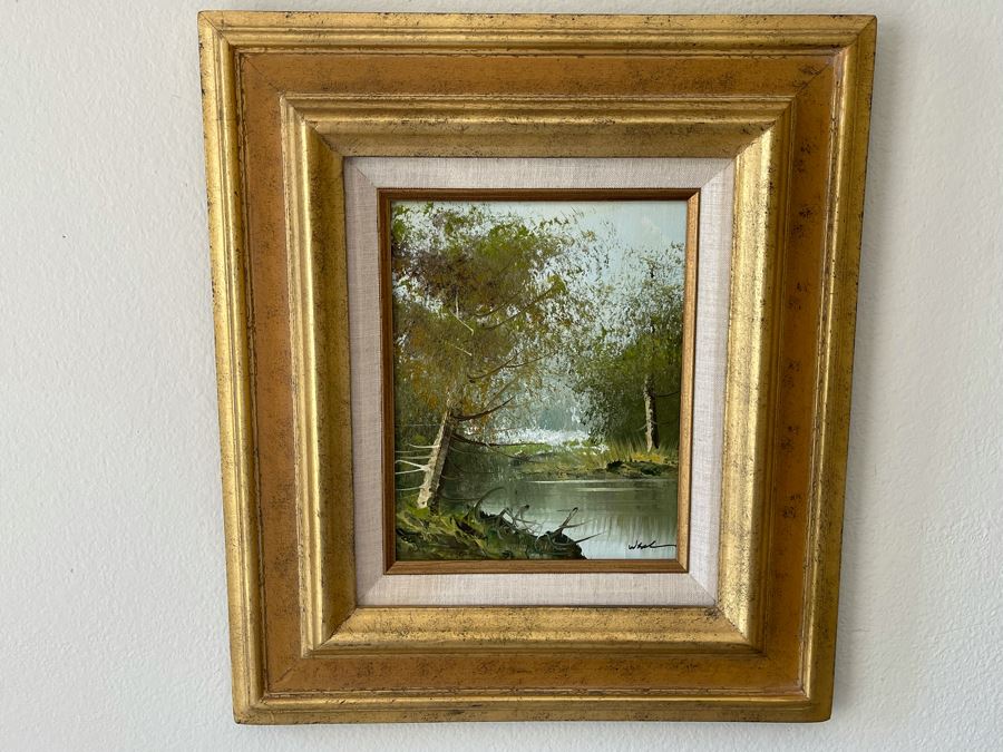 Original Signed Framed Landscape Painting 8 X 10 [Photo 2]