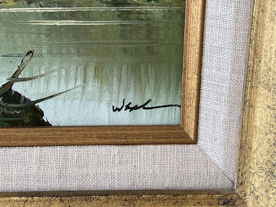 Original Signed Framed Landscape Painting 8 X 10 [Photo 3]