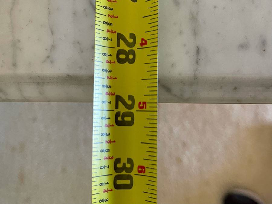 Antique Eastlake Victorian Era Carved Wooden Side Table With Marble Top 29W X 21D X 28H [Photo 11]