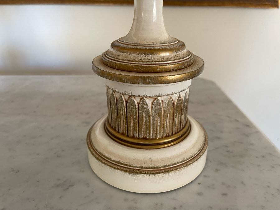 Pair Of Vintage Stiffel Metal Table Lamps [Photo 4]