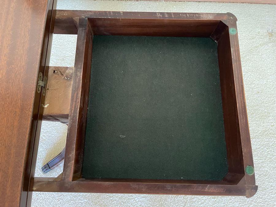 Antique Wooden Gaming Table In Great Condition 33W X 33D X 29H [Photo 6]