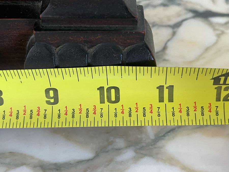 Working Antique Trieste Model Clock By The Ansonia Clock Co New York With Key - Eight Day Strike 1882 Patent Date 11W X 4D X 15H [Photo 21]