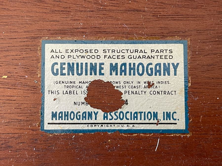 Vintage Mahogany Secretary Desk With Secret Compartments And Lockable Drawers 36W X 22D X 41H [Photo 8]