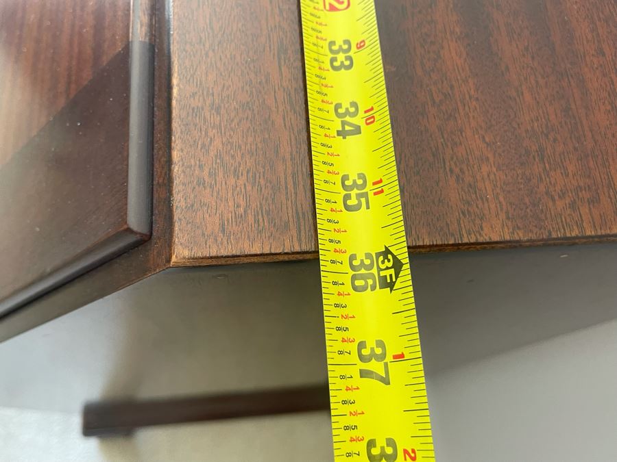 Vintage Mahogany Secretary Desk With Secret Compartments And Lockable Drawers 36W X 22D X 41H [Photo 13]